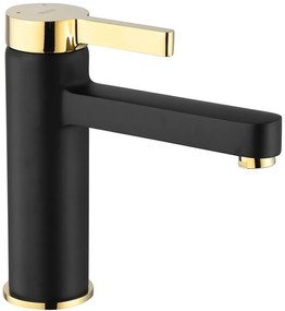 Rea Polo - umývadlová batéria, čierna-zlatá, REA-B9977