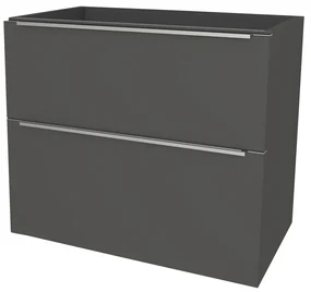 Mereo, Mereo Mailo, kúpeľňová skrinka 101 cm, chróm madlo, Multidecor, Šedá diamant, MER-CN592SSEDD