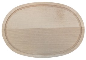 AMADEA Drevená servírovacia doska - podnos ovál, masívne drevo, 30 cm