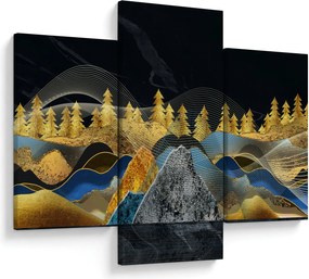 Obraz - Zlaté hory (90x60 cm)