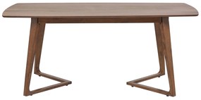 Jedálenský stôl 180 x 90 cm tmavé drevo HUXTER Beliani