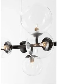Retro luster Odillia B 65 čierna číra