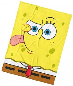 Detská deka Sponge Bob Emoji 150x200 cm