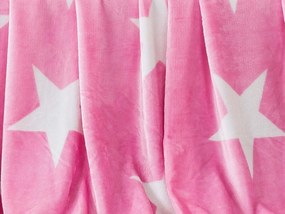 XPOSE® Mikroplyšová deka LÝDIE - ružová 200x220 cm