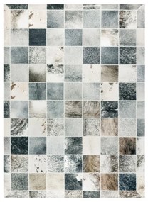 Koberec PATCHWORK 21716 béžový - imitácia kože krava