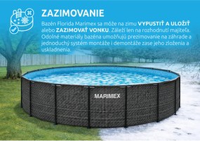 Marimex | Bazén Marimex Florida 4,57x1,32 m bez príslušenstva - motív RATAN | 10340238