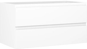 Mexen Orio, kúpeľňová skrinka 90 cm, 2 zásuvky, biela matná, 91A10-09047-2-BFF01