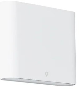 Moderné vonkajšie nástenné svietidlo biele 11,5 cm vrátane LED - Batt