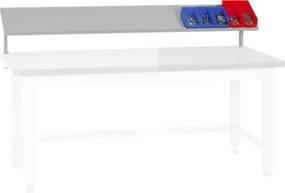 Prídavná kovová polica na náradie pre stoly G4, nosnosť 20 kg, 1800 x 270 x 300 mm