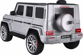 LEAN CARS Elektrické autíčko Mercedes G63 S306-1 strieborné