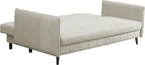 Rozkladacia pohovka Vannes, šedo-béžová látka