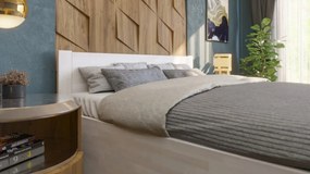 Posteľ s úložným priestorom Fava Box 180x200 cm, bielený buk