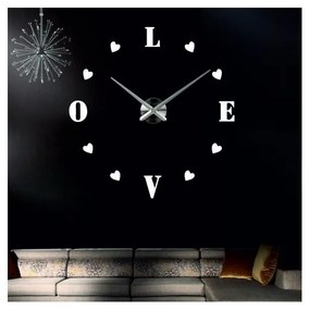 Moderné nalepovacie nástenné hodiny | 3D hodiny 12S011-Wanduhr