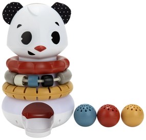 Hudobná pyramída s krúžkami Tiny Rockers Panda