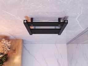 Erga Proper, vykurovacie teleso 600x500 mm, 302W, čierna, ERG-LAV-PROP-6050-BK
