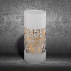 Dekoračná váza LUNA 15x35 cm biela