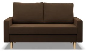 Dvojmiestna pohovka BLANK Comfort rozkladacia, hnedá