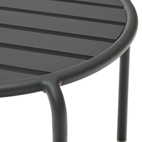 Záhradný odkladací stolík colnos ø 60 cm sivý MUZZA