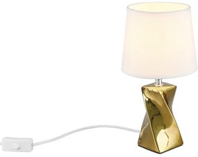 Stolová lampa TRIO RE R50771579 ABEBA E14 40W zlatá