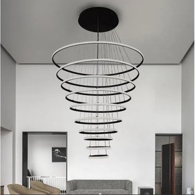 LED Stmievateľný luster na lanku LED/365W/230V 3000-6500K + diaľkové ovládanie