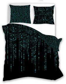 Bavlnené teenager obliečky MATRIX 140x200cm