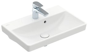 Villeroy & Boch AVENTO - Umývadlo, 550x370x180 mm, s prepadom, biela alpin 4A005501