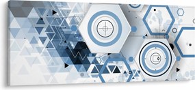 Obraz - Geometrická abstrakcia (120x50 cm)