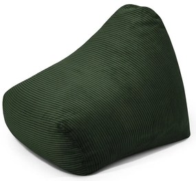 Zelený menčestrový detský sedací vak Snug 80 – SLOWDOWN