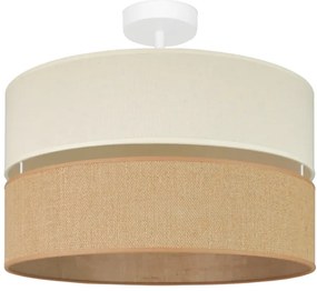 Brilagi - Prisadený luster ROYAL YUTE 1xE27/15W/230V pr. 40 cm béžová/krémová