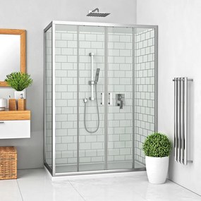 Roth Obdĺžnikový sprchovací kút LLD4+LLB - bez vaničky ROTH-Variant: šírka dverí: 130 cm, šírka pevnej časti: 75 cm, orientácia: Uni - (LLD4/1300_LLB…