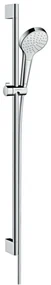Hansgrohe Croma Select S, sprchová sada 1jet so sprchovou tyčou 90 cm, biela/chrómová, HAN-26574400