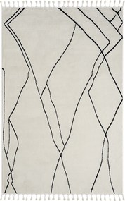 My Flair, Kusový koberec Moroccan Magic weiß, 200x290, čiernobiela, obývacia izba