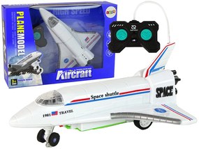 Lean Toys Diaľkovo ovládané lietadlo - biele