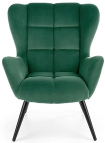 Kreslo Tyrion zelená/čierna