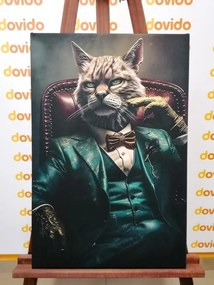 Obraz zvierací gangster kocúr