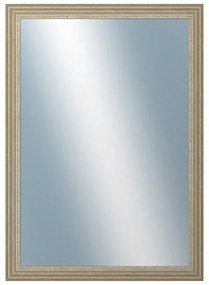 DANTIK - Zrkadlo v rámu, rozmer s rámom 50x70 cm z lišty LYON strieborná (2704)