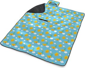 Sablio Plážová deka Hviezdy a mesiace: 200x140 cm