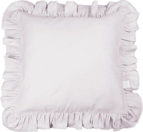 Vankúš s volánikmi ľaliová 45cm