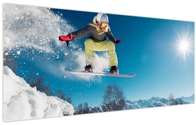 Obraz - Snowboardista (120x50 cm)