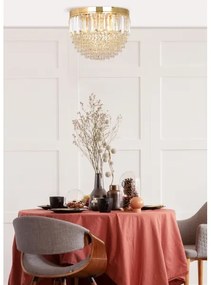 Zuma Line FC19003/5 - Stropné svietidlo CHARLOTTE 5xE14/40W/230V pr. 40 zlatá