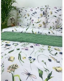INTERMEDIC SK Posteľná obliečka Mušelín - kvety 140x200/70x90 cm