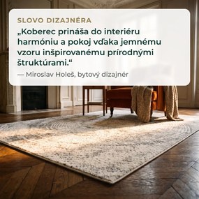 Angel Carpet, Kusový koberec Aurora 55 Grey, 60x110, šedá, kancelária