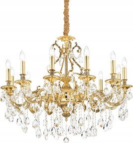 Závesné svietidlo Ideal Lux Gioconda SP12 oro 164960 zlaté 90cm