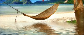 Obraz - Relax na pláži (120x50 cm)