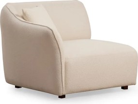 Třímístná pohovka Mentis 288 cm krémová