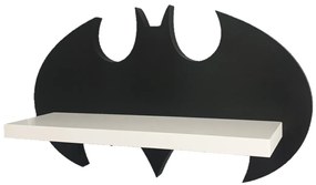 Polička batman - čierna