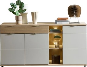 XXXLutz ŠIROKÁ KOMODA, farba duba, kašmírová, 178/87/44 cm Stylife - Komody - 002737047203