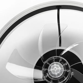 LED Stropné svietidlo s ventilátorom APOLLO LED/38W/230V čierna + DO