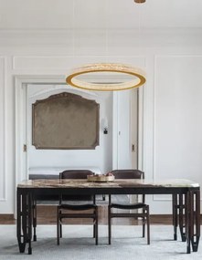 LED luster Fiore 40 zlaté