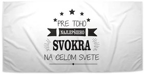 Sablio Uterák Pre toho najlepšieho svokra na celom svete - 70x140 cm